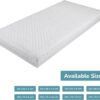 Night Comfort Extra Breathable Baby Toddler Cot Bed Mattress - Anti Allergy & Waterproof Zipped Removable Washable Cover -120 x 60 x 5 cm - Image 4