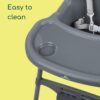 Bebeconfort Meely, 2-in-1 Verstelbare Kinderstoel en Babystoeltje, 6 Maanden - 3 Jaar (max. 15 kg), Lichtgewicht (3,3kg), Draagbaar Peuter Stoeltje, Makkelijk Schoonmaken, 5-Puntsgordel, Dark Grey - Image 4
