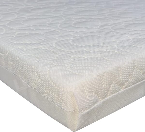 Jardins de Luxe, Baby Toddler Crib Mattress 90 x 60/120 x 60 CM [Zipped Waterproof Removable & Washable Cover] (120 x 60 x 7.5)