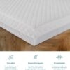 Night Comfort Extra Breathable Baby Toddler Cot Bed Mattress - Anti Allergy & Waterproof Zipped Removable Washable Cover -120 x 60 x 5 cm - Image 3