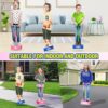 Toyzey Girls boys Toys Age 3 4 5 6 7 8 9 10 11 12, Foam Pogo Jumper Toys for 3-12 Year Old Girls boys Indoor Toys 3-12 Year Old Girls boys Gifts Jumperoo Toys for Autistic Children Rose Red - Image 6