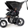 Out ‘n’ About Nipper Double Pushchair - Side by Side Tandem Pushchair - All-Terrain Double Pram Baby Stroller 0-4 Years, with Rain Cover & Removable Basket - Double Buggy, Twin Stroller - Summit Black - Image 3
