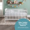 Night Comfort Extra Breathable Baby Toddler Cot Bed Mattress - Anti Allergy & Waterproof Zipped Removable Washable Cover -120 x 60 x 5 cm - Image 2