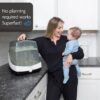 Baby Brezza 10 Minute Baby Bottle Sterilizer + Dryer - Superfast Electric Steam Sterilization - Universal Sterilizing for All Bottles, Pacifiers + Breast Pump Parts - Image 7