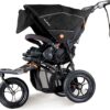 Out ‘n’ About Nipper Double Pushchair - Side by Side Tandem Pushchair - All-Terrain Double Pram Baby Stroller 0-4 Years, with Rain Cover & Removable Basket - Double Buggy, Twin Stroller - Summit Black - Image 4