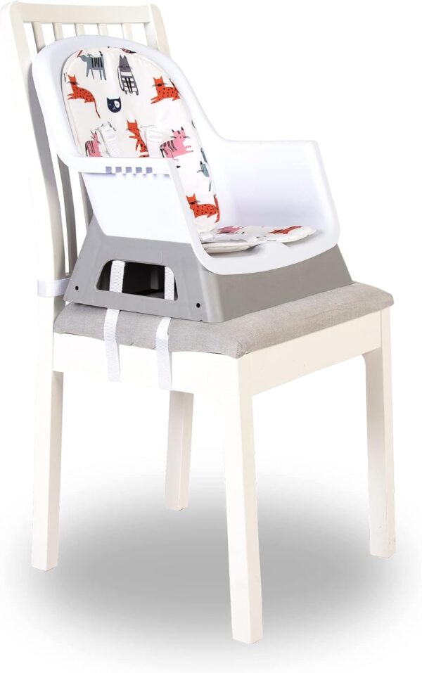 Red Kite Feed Me Snak 4 in 1 Highchair/Lo Chair/Toddler Chair/Booster Seat, White - Image 7