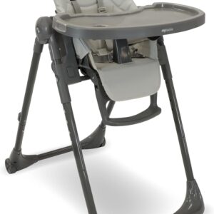 My Babiie MBHC9 Highchair from Birth – Newborn to 3 Years (15kg), Adjustable, 5 Recline Positions, 7 Height Settings, Removable Tray, Padded Seat, Foldable, Chair for Baby & Toddler – Grey