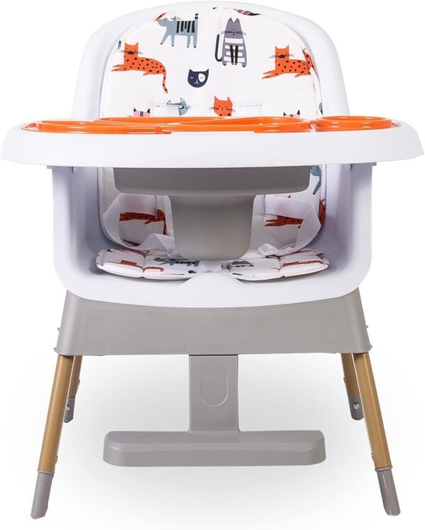 Red Kite Feed Me Snak 4 in 1 Highchair/Lo Chair/Toddler Chair/Booster Seat, White - Image 4