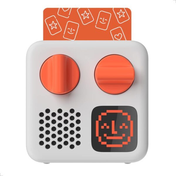 YOTO Mini (2024 Edition) + Make Your Own Card – Kids Screen-Free Bluetooth Audio Player, All-in-1 Travel Device Plays Stories Music Podcast Radio Ok-to-Wake Clock, Use as Speaker or with Headphones