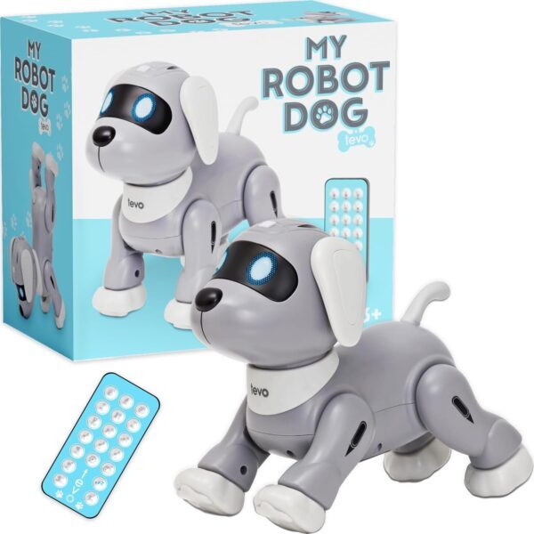 TEVO Robot Dog - Remote Control Dog Toy For Kids - Dancing, Singing, Smart Stunt Dog - Interactive Robotic Pet For Boys or Girls