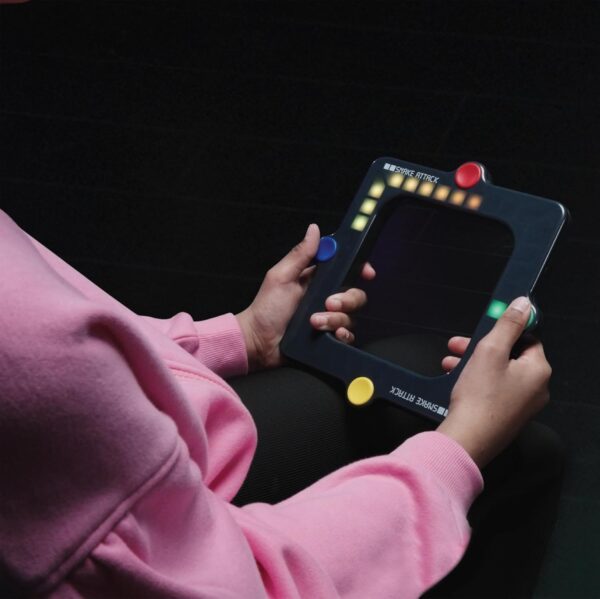 Snake Attack - Handheld Electronic Light up Game. 3 Game Play Modes. On the go fun! Addictive fidget toy!, Black - Image 4