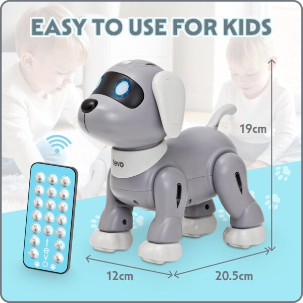 TEVO Robot Dog - Remote Control Dog Toy For Kids - Dancing, Singing, Smart Stunt Dog - Interactive Robotic Pet For Boys or Girls - Image 6