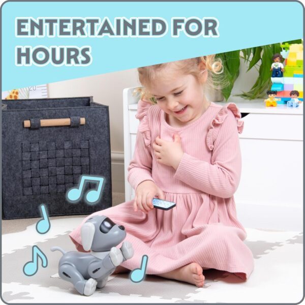 TEVO Robot Dog - Remote Control Dog Toy For Kids - Dancing, Singing, Smart Stunt Dog - Interactive Robotic Pet For Boys or Girls - Image 5